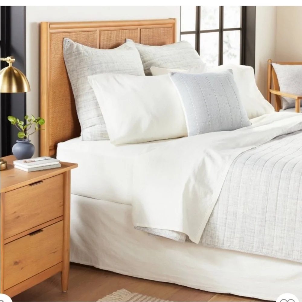 Hearth & Hand Linen Blend Sheet Set - White